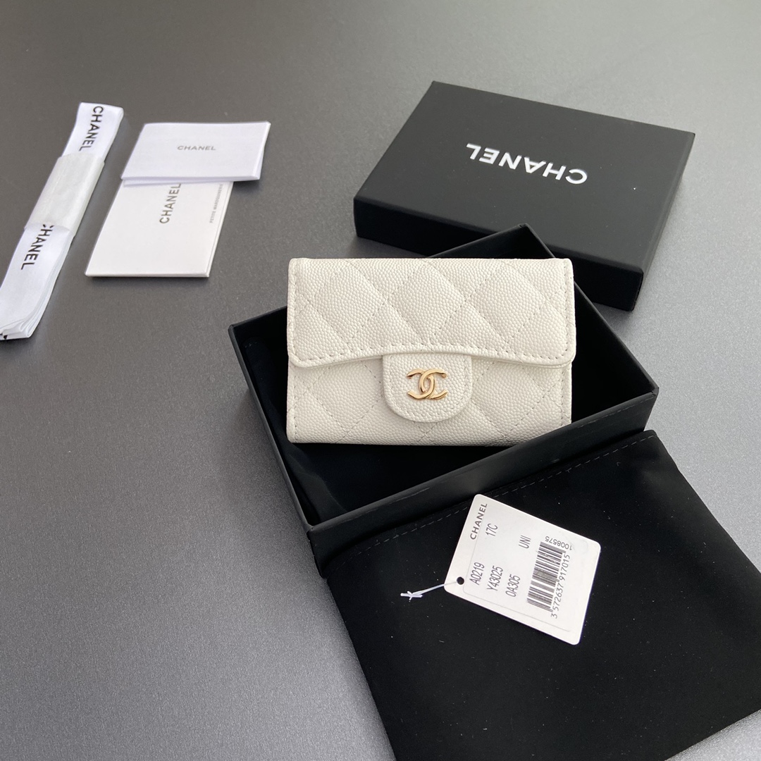 [TOP] CHANEL Classic Flap Cardholder Calfskin 11x7cm - 8 Color