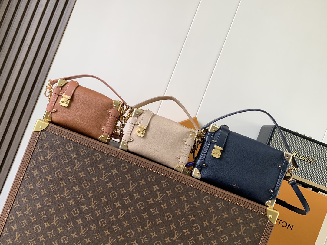 [TOP] Louis Vuitton LV Side Trunk Bag 21x 14 x 6cm - 3 Colors