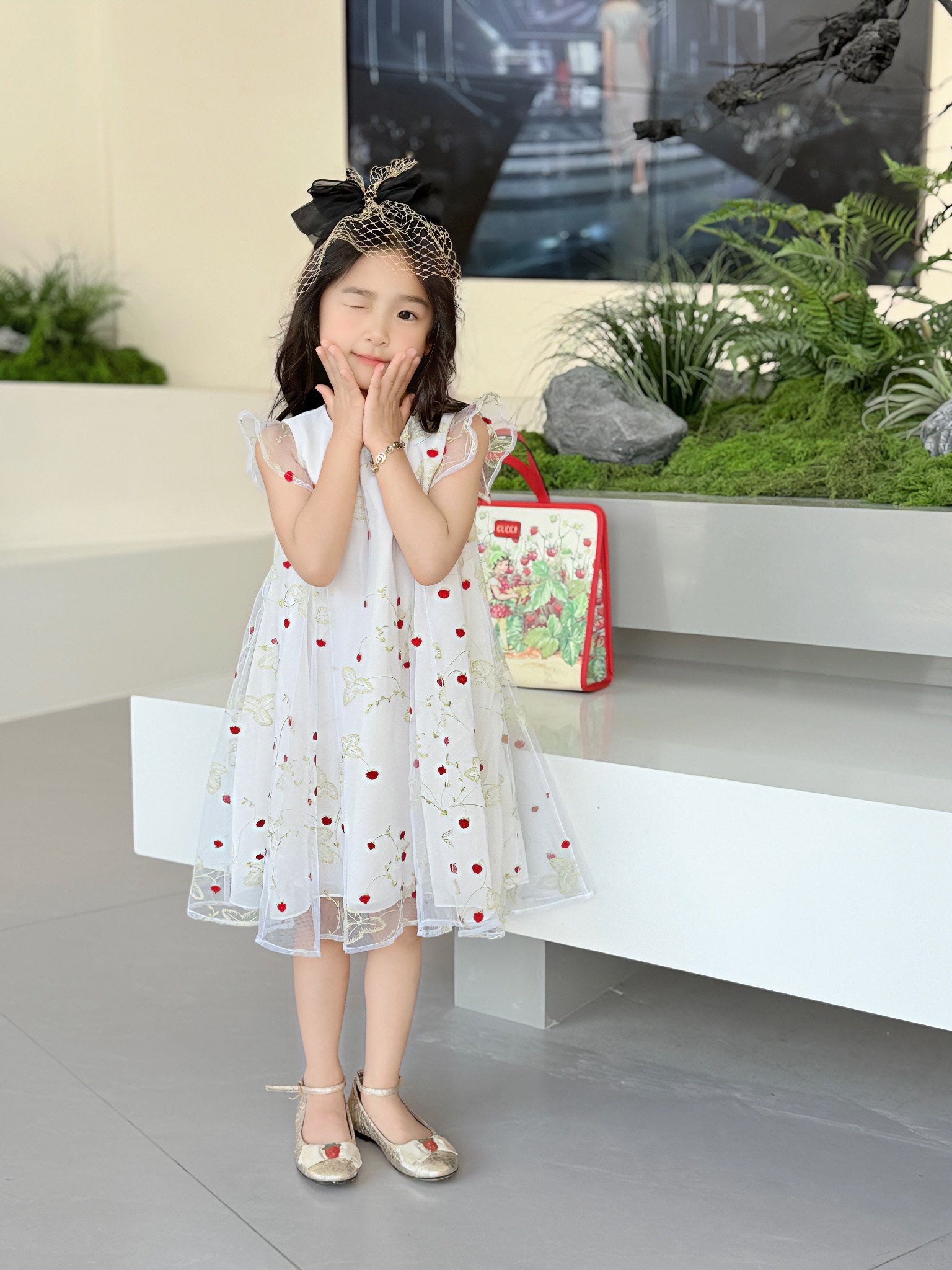 [TOP] Christian Dior Dress For Kids- White