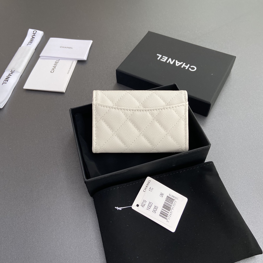 [TOP] CHANEL Classic Flap Cardholder Calfskin 11x7cm - 8 Color