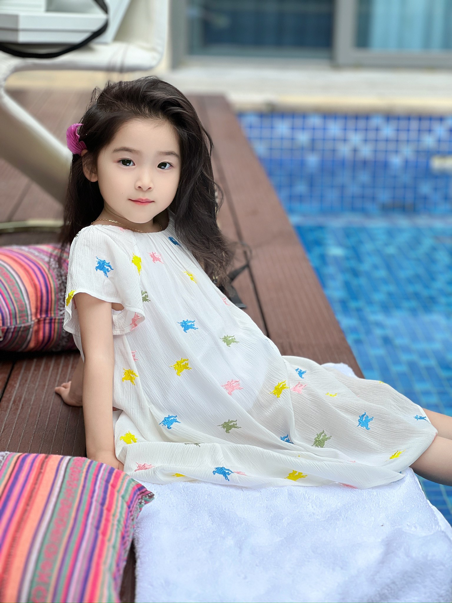 [TOP] BURBERRY BBR  Dress For Kids-White