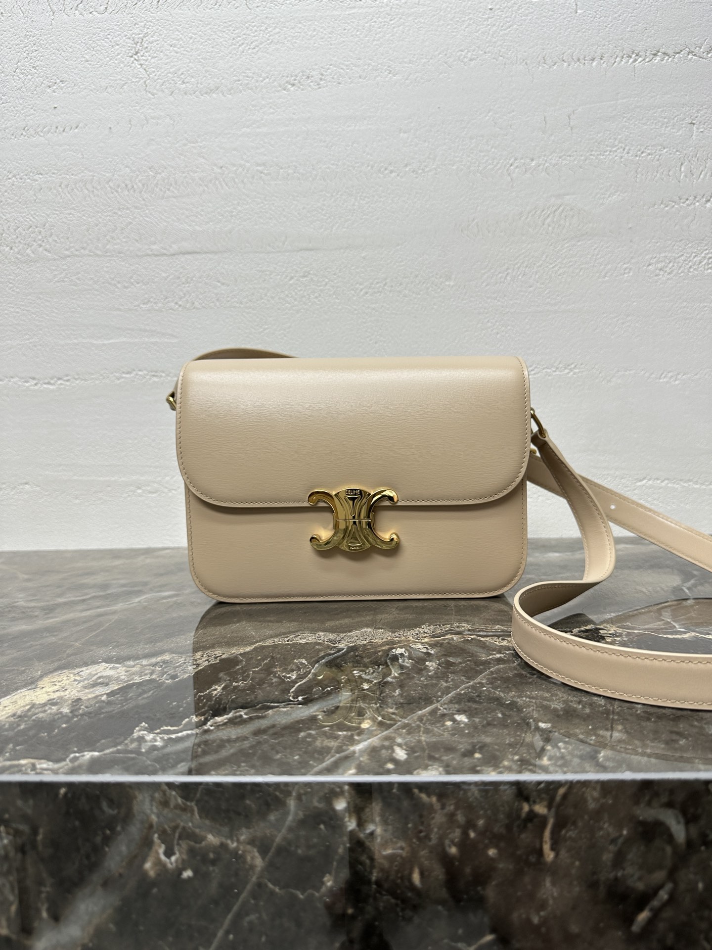 [TOP] CELINE Arc De Triomphe Bag Calfskin 18.5x14x6cm/22.5x16.5x7cm - 5 Colors