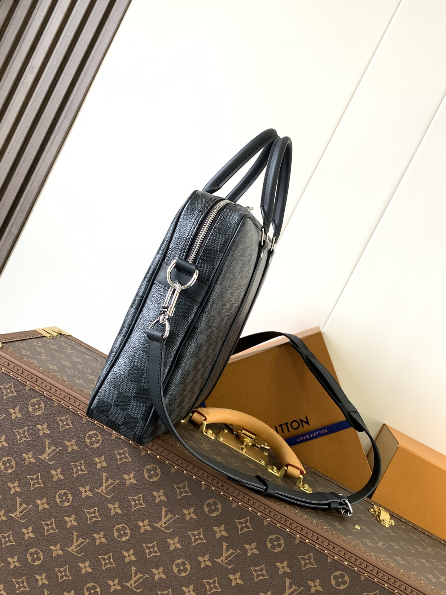 [TOP] Louis Vuitton LV Porte-Documents Voyage Briefcase 35*27*6cm - 2 Colour