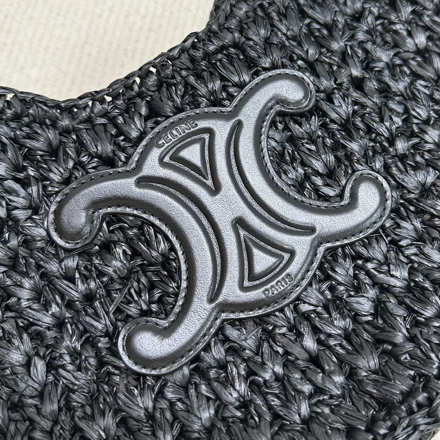 [TOP] CELINE CLASSIC PANIER Hobo Bag 33 X 16 X 4cm - Black