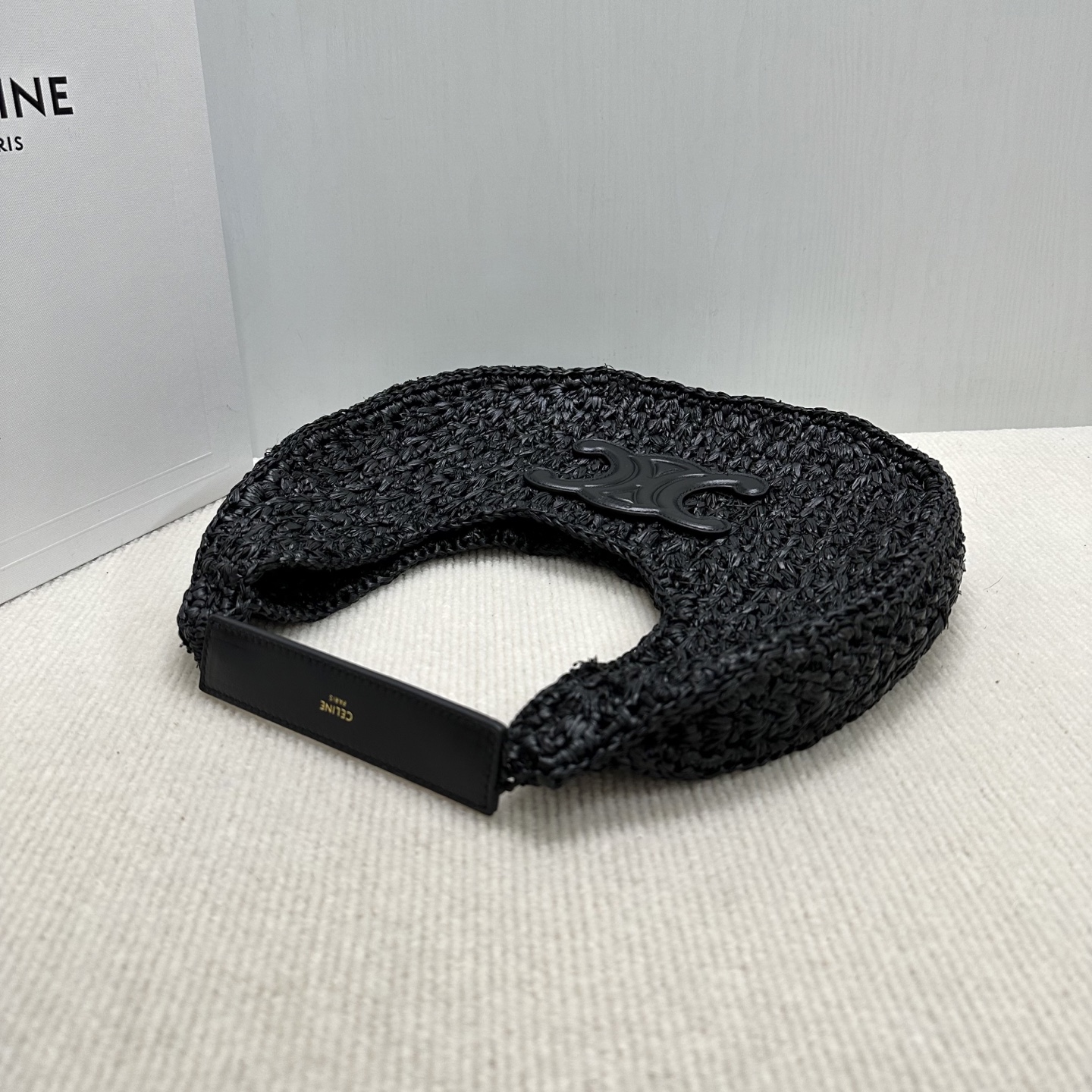 [TOP] CELINE CLASSIC PANIER Hobo Bag 33 X 16 X 4cm - Black