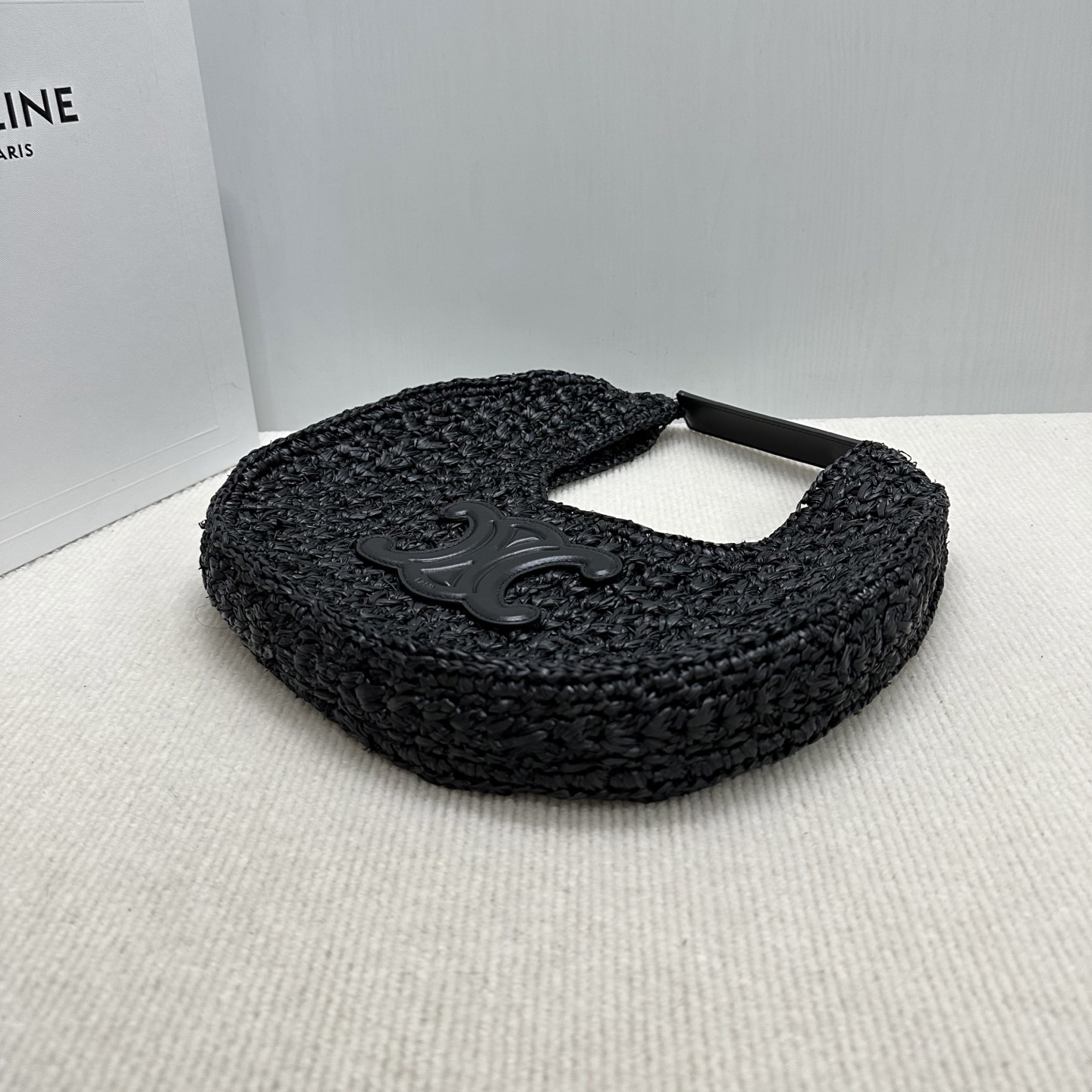 [TOP] CELINE CLASSIC PANIER Hobo Bag 33 X 16 X 4cm - Black