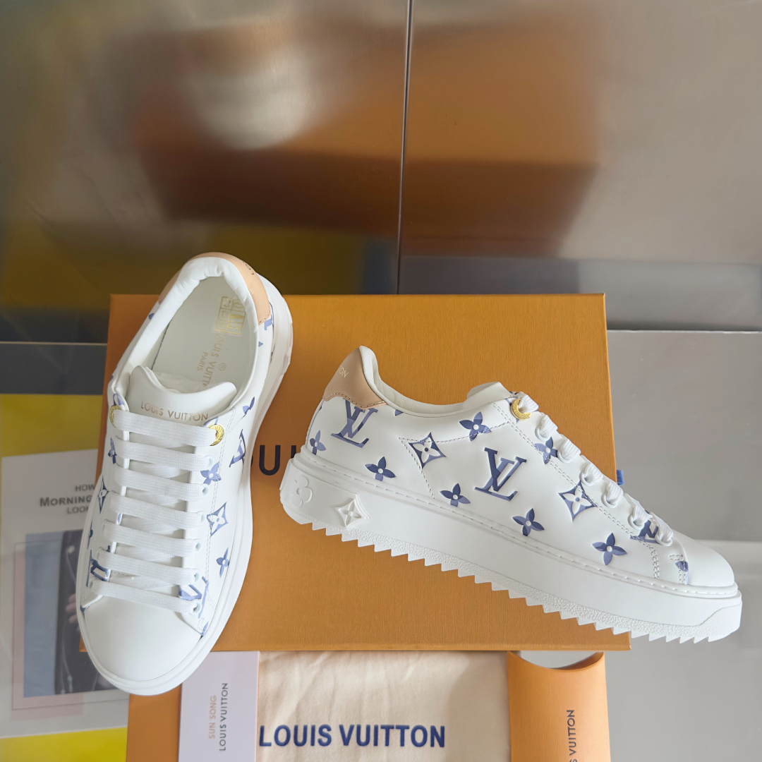 [TOP] Louis Vuitton LV x TM Time Out Sneakers - White