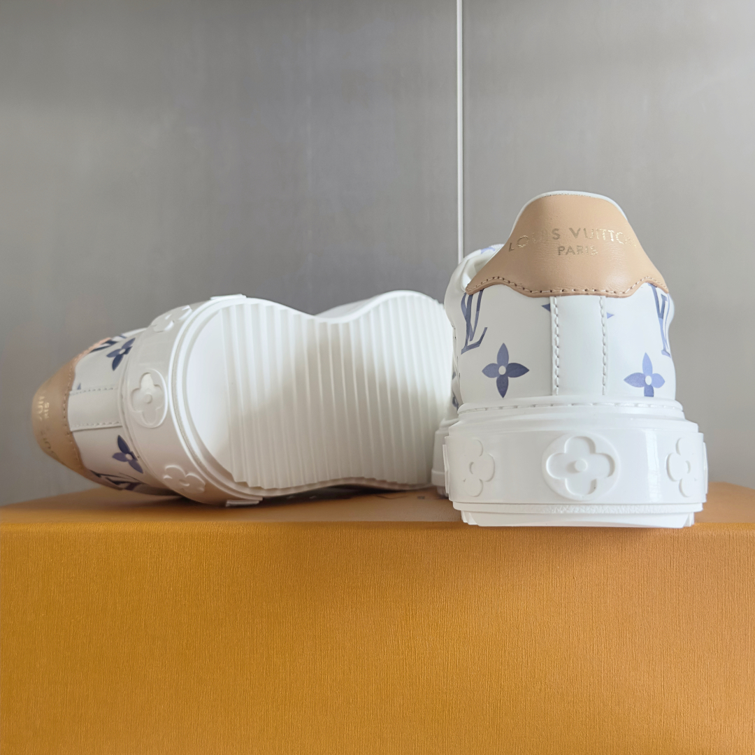[TOP] Louis Vuitton LV x TM Time Out Sneakers - White
