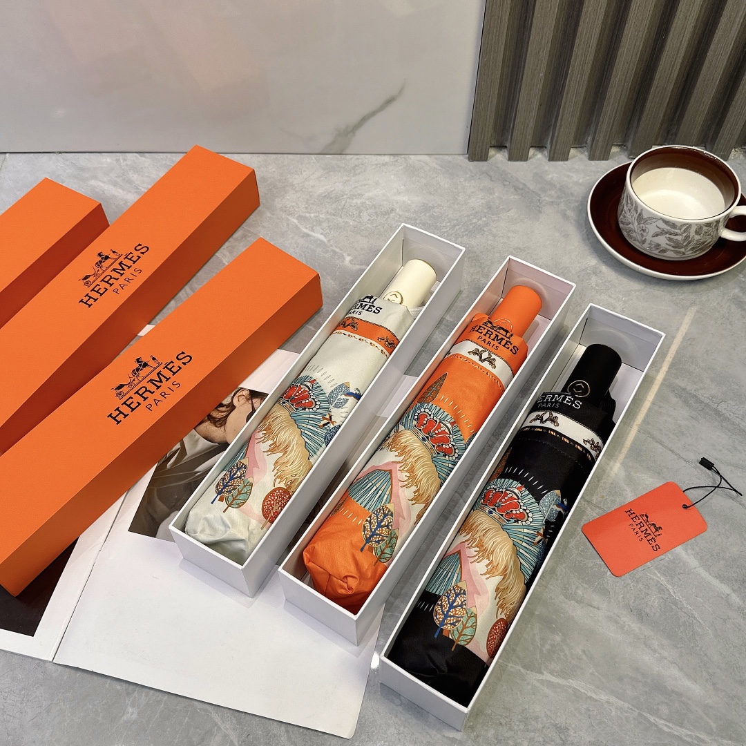 [TOP] HERMES Umbrella - 3 Colors