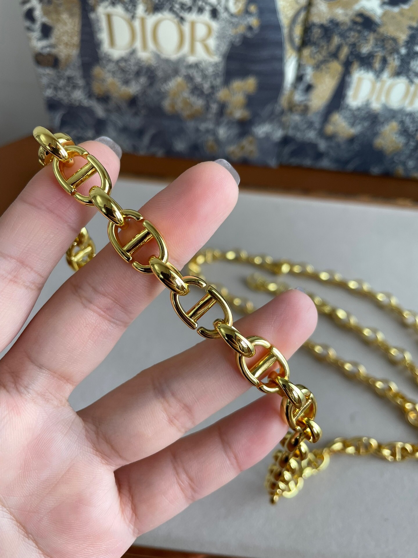 [TOP] Christian Dior CD Waist Chain - 2 Colour