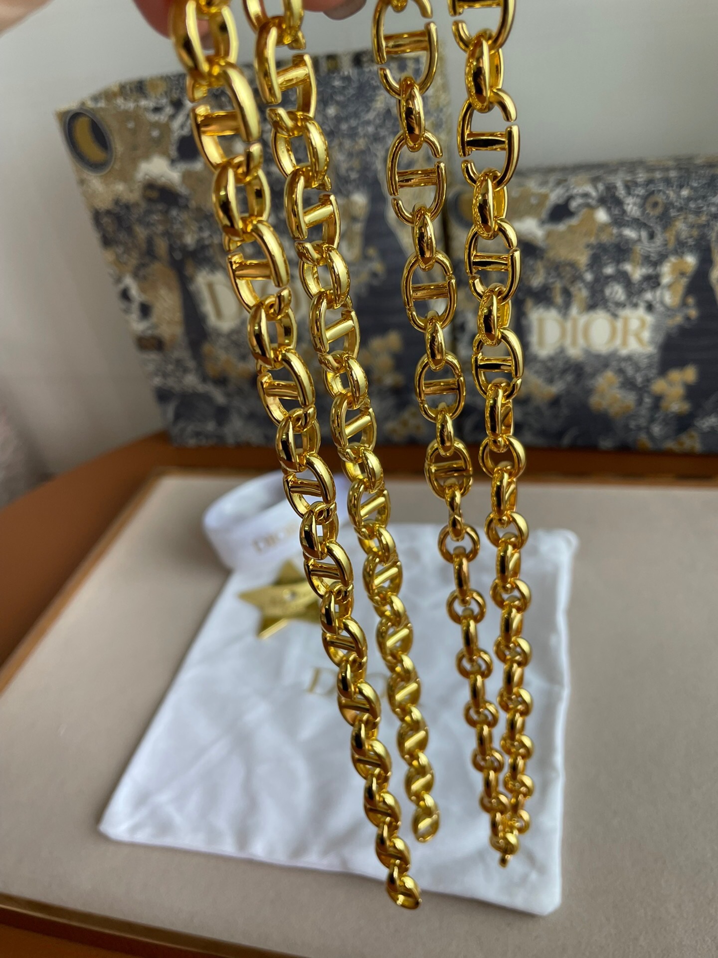 [TOP] Christian Dior CD Waist Chain - 2 Colour