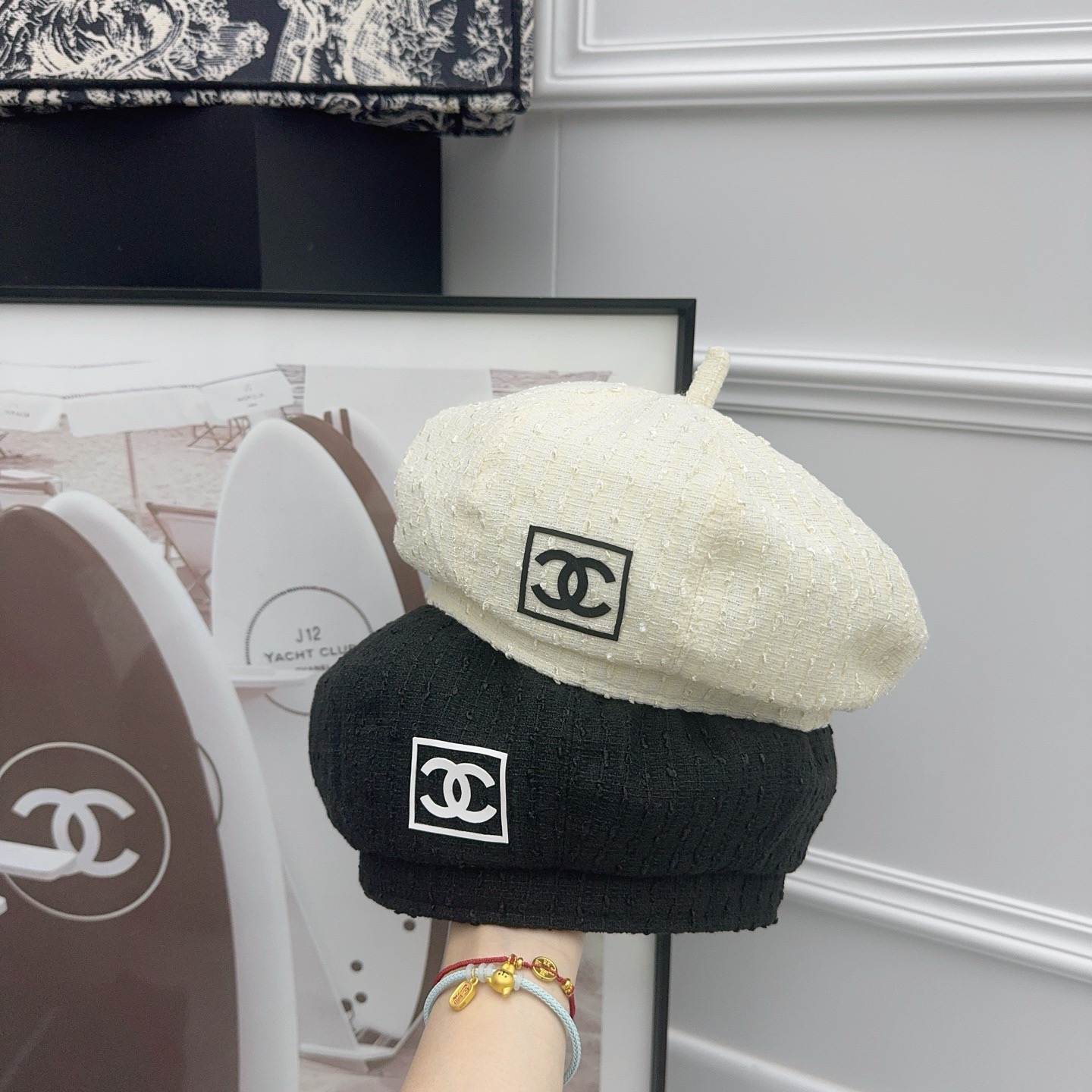 [TOP] CHANEL Beret Hat - 3 Color