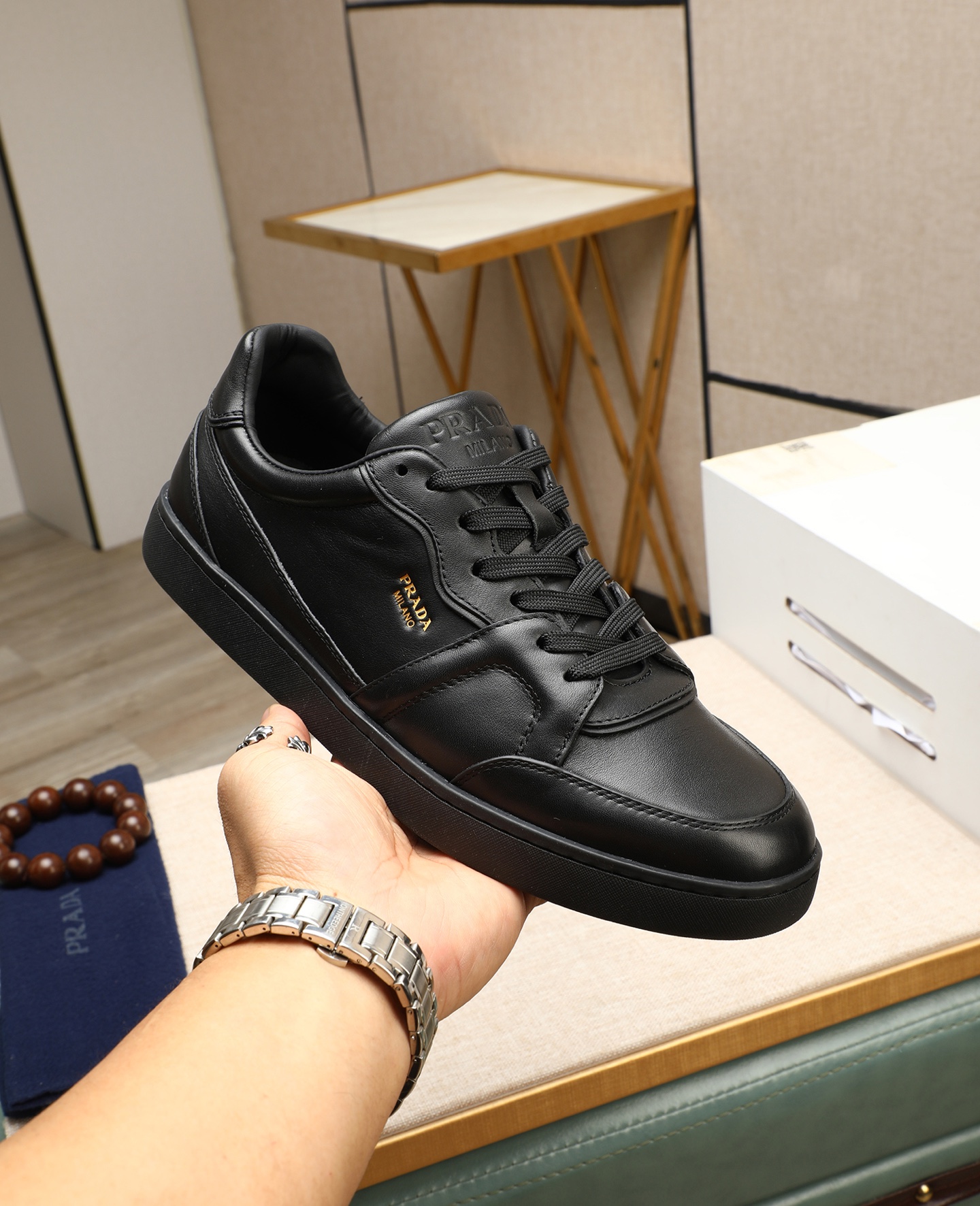 [TOP] PRADA Men's Shoes -  3 Colour