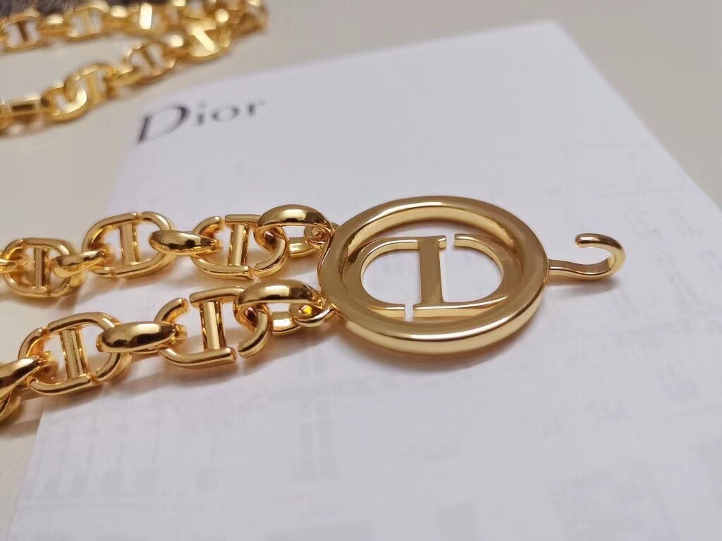 [TOP] Christian Dior CD Waist Chain - Gold