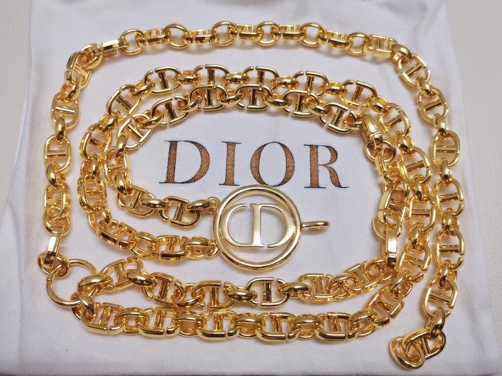 [TOP] Christian Dior CD Waist Chain - Gold