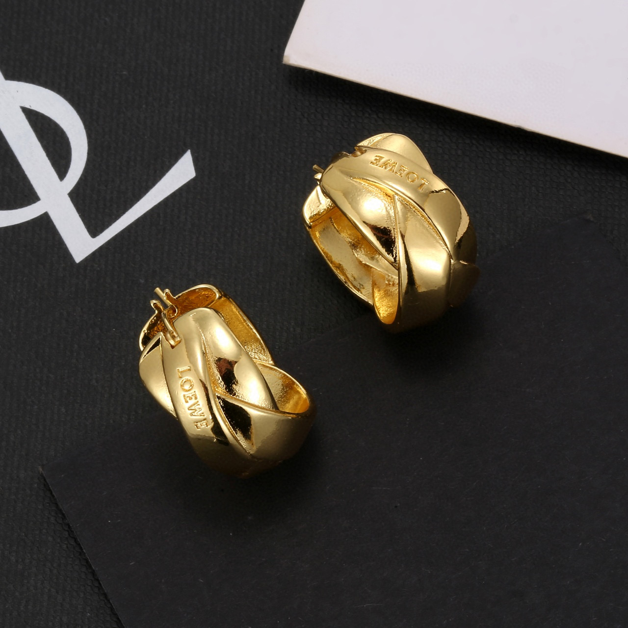 [TOP] LOEWE Earrings - Gold