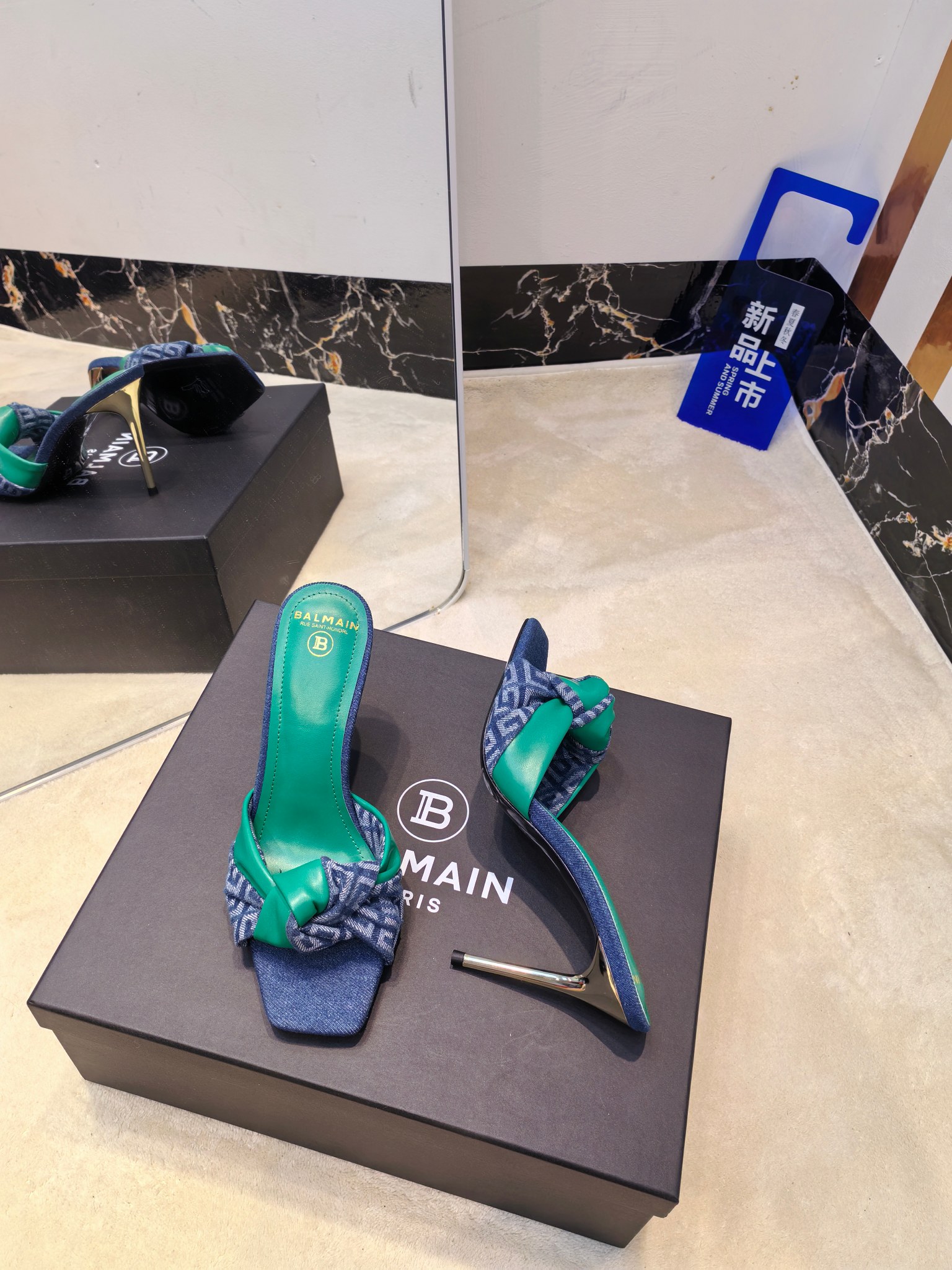 [TOP] Balmain High Heels Slippers - 3 Colors