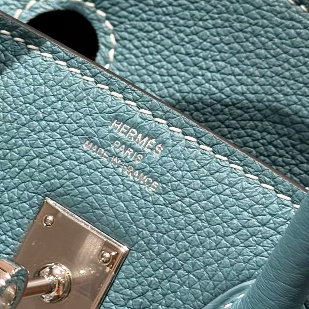 [TOP] HERMES Birkin Togo Leather 30cm - Jeans Blue & SHW
