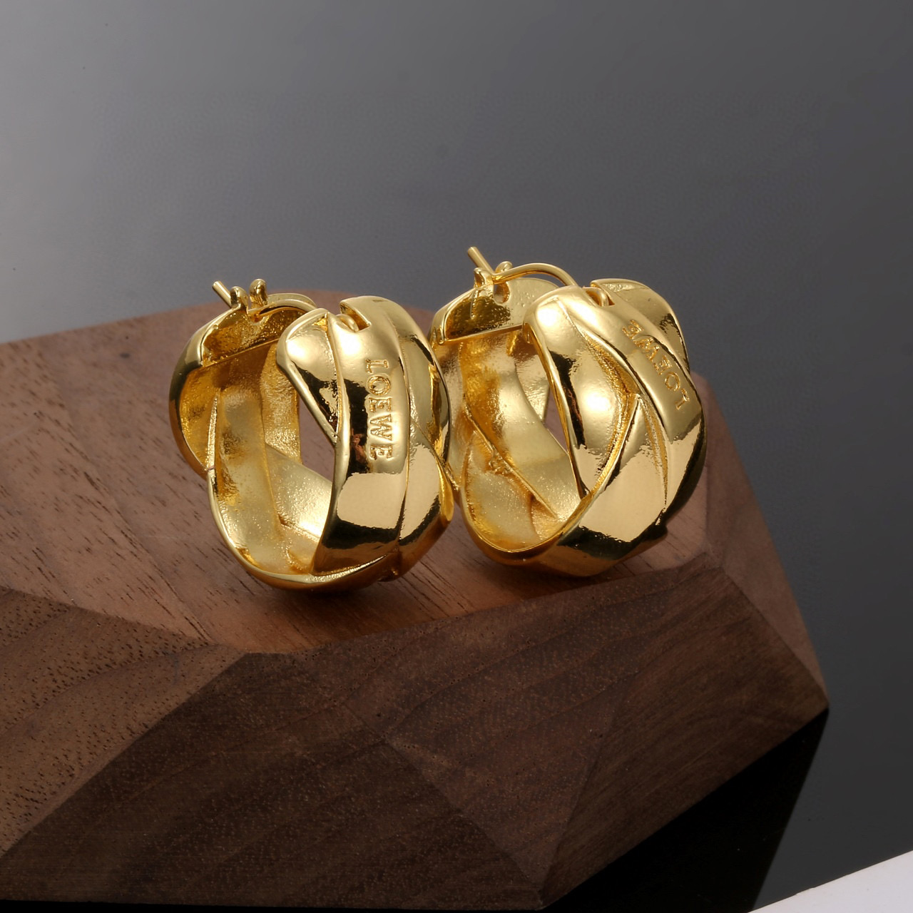 [TOP] LOEWE Earrings - Gold