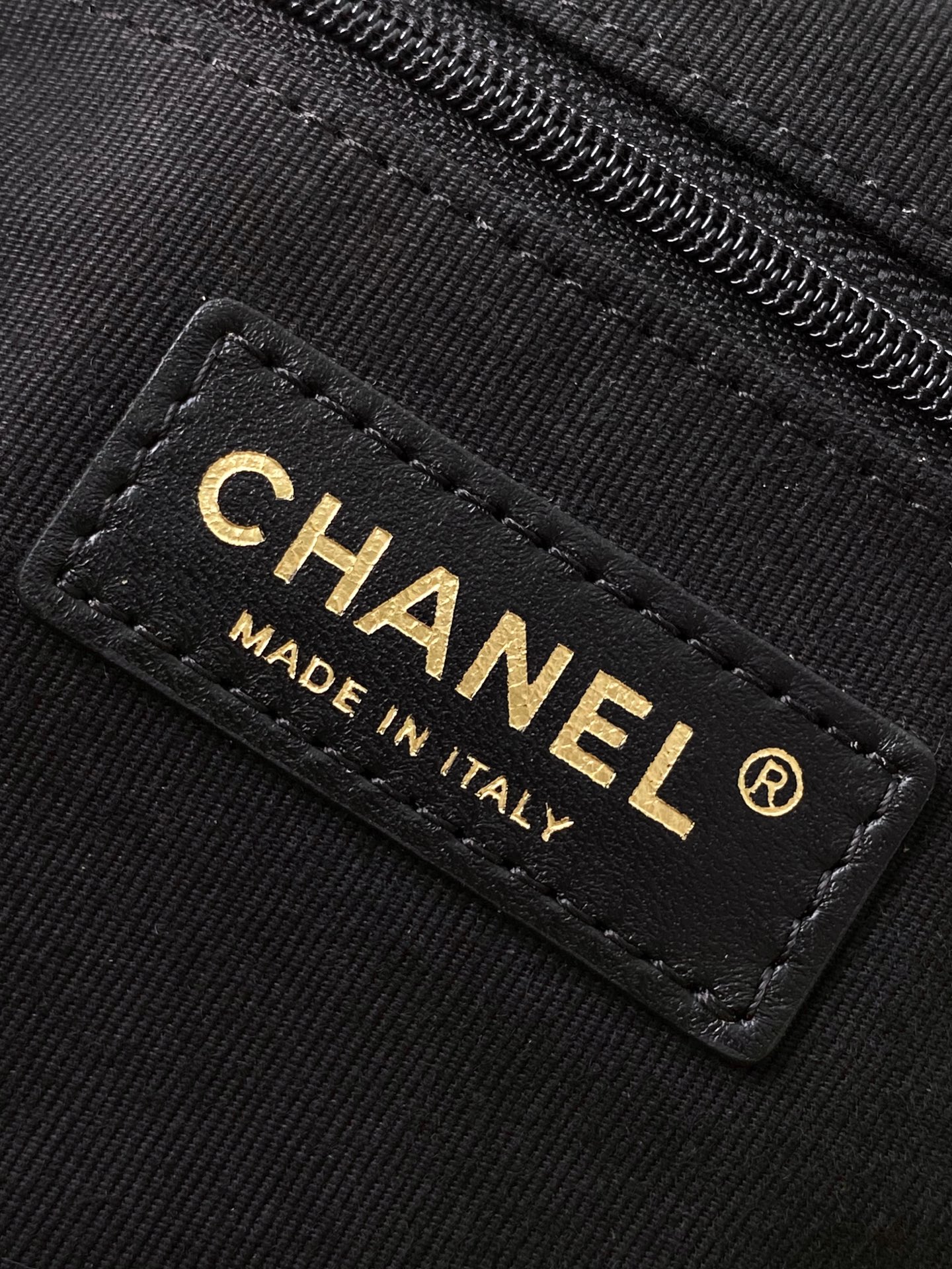 [TOP] CHANEL Suede Bag 36-24-12 cm - Brown and Black