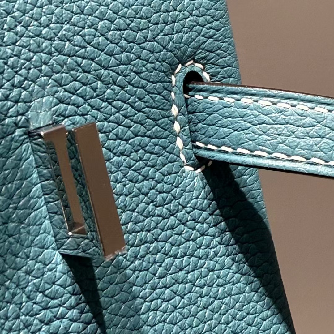 [TOP] HERMES Birkin Togo Leather 30cm - Jeans Blue & SHW