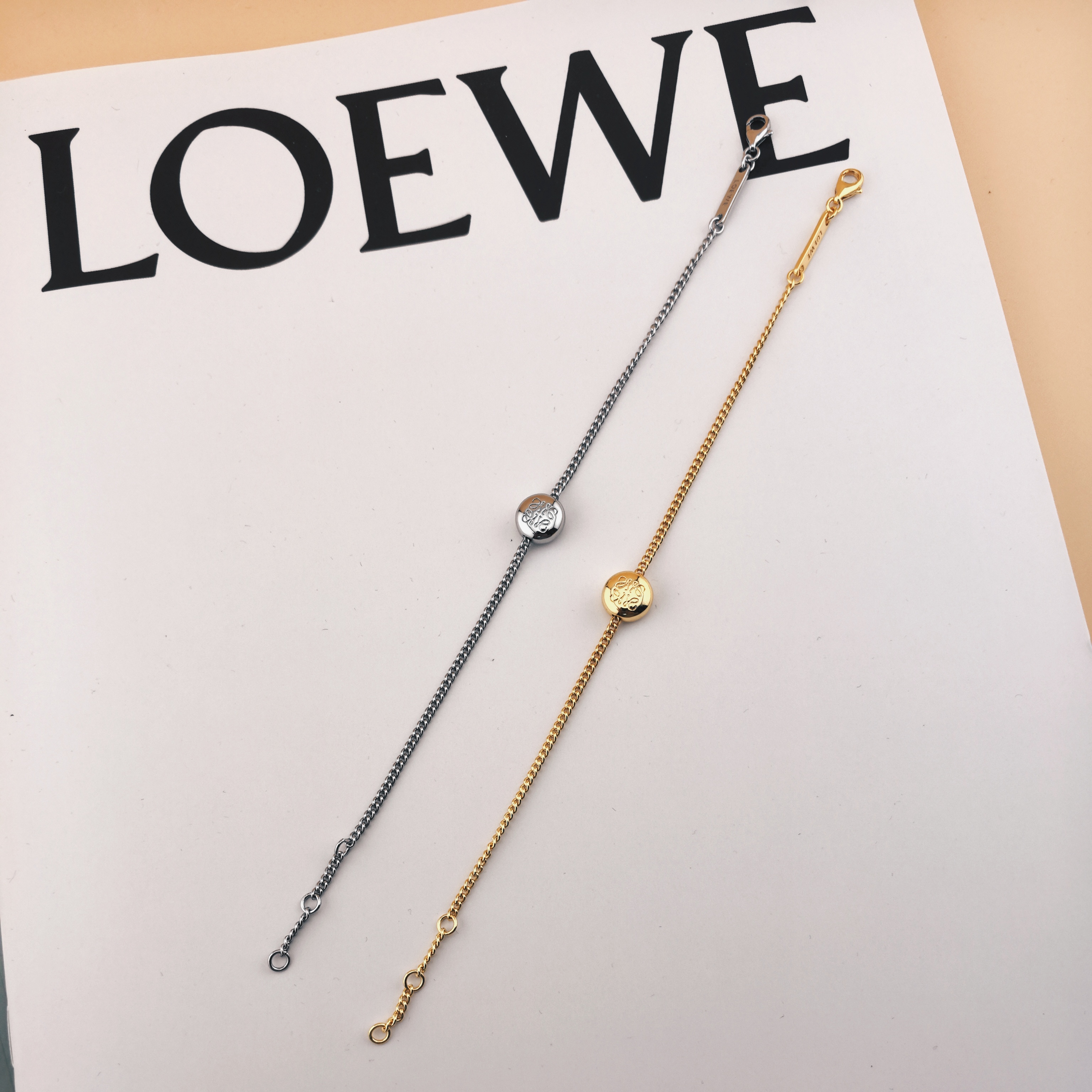 [TOP] LOEWE Logo Bracelets - 2 Colour