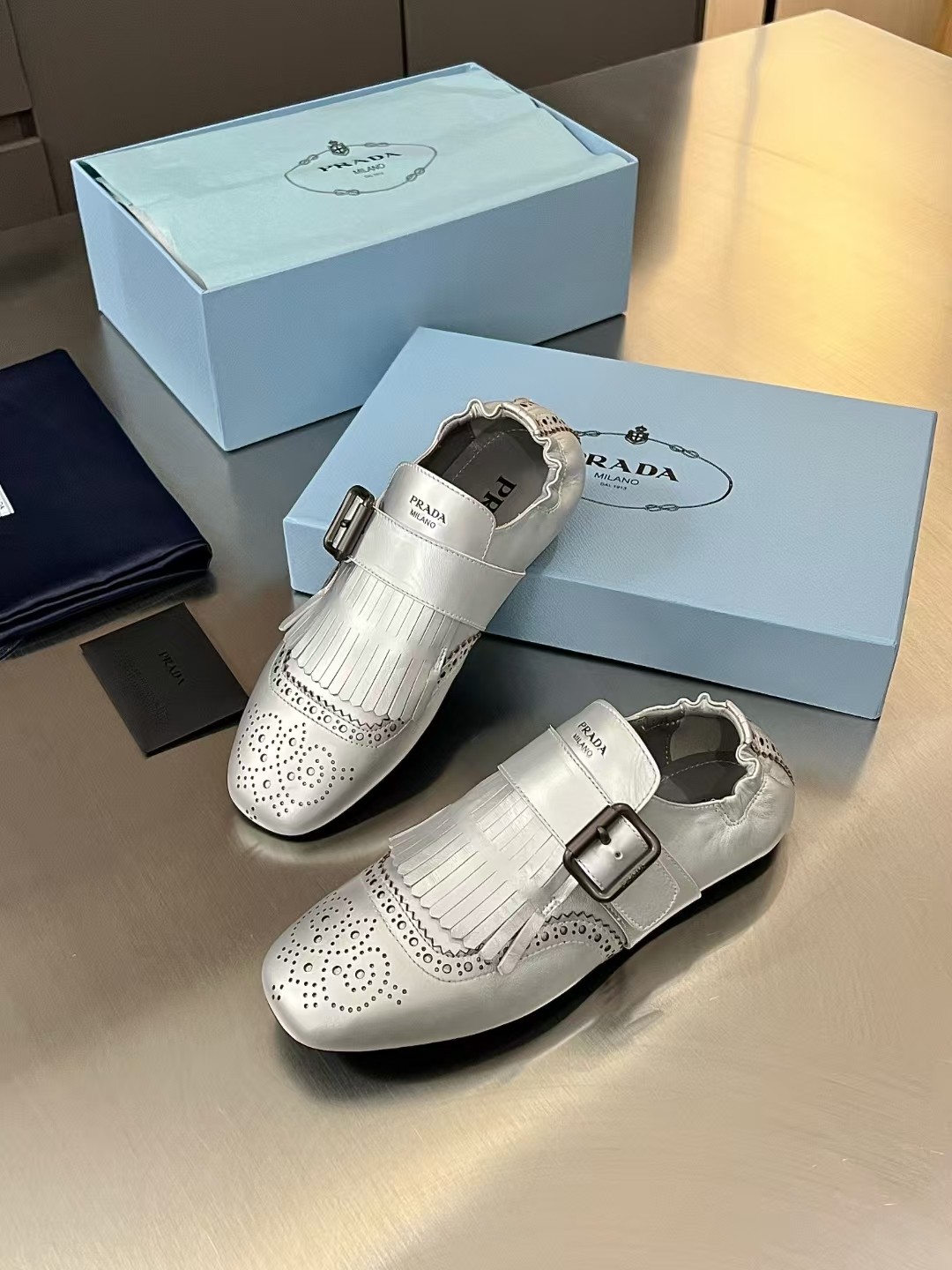 [TOP] PRADA Tassel Loafers - 4 Colors