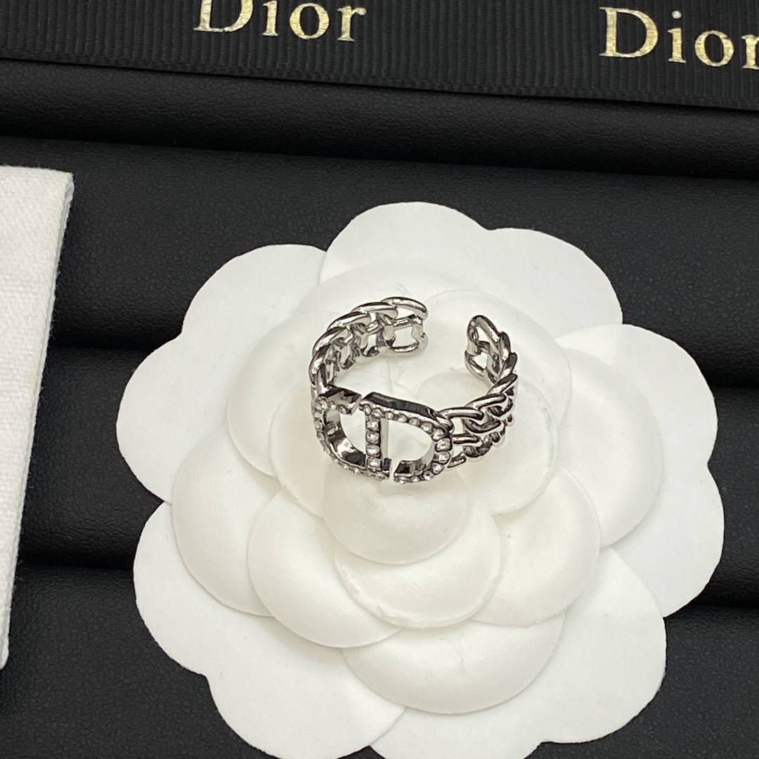 [TOP] Christian Dior Bracelet/Rings - Silver