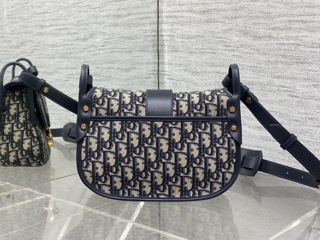 [TOP] Christian Dior Montaigne Bag 25cm - Blue/Light Blue Oblique print