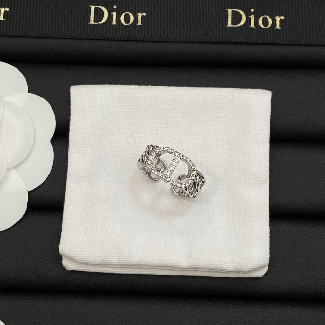[TOP] Christian Dior Bracelet/Rings - Silver