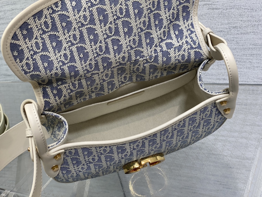 [TOP] Christian Dior Montaigne Bag 25cm - Blue/Light Blue Oblique print