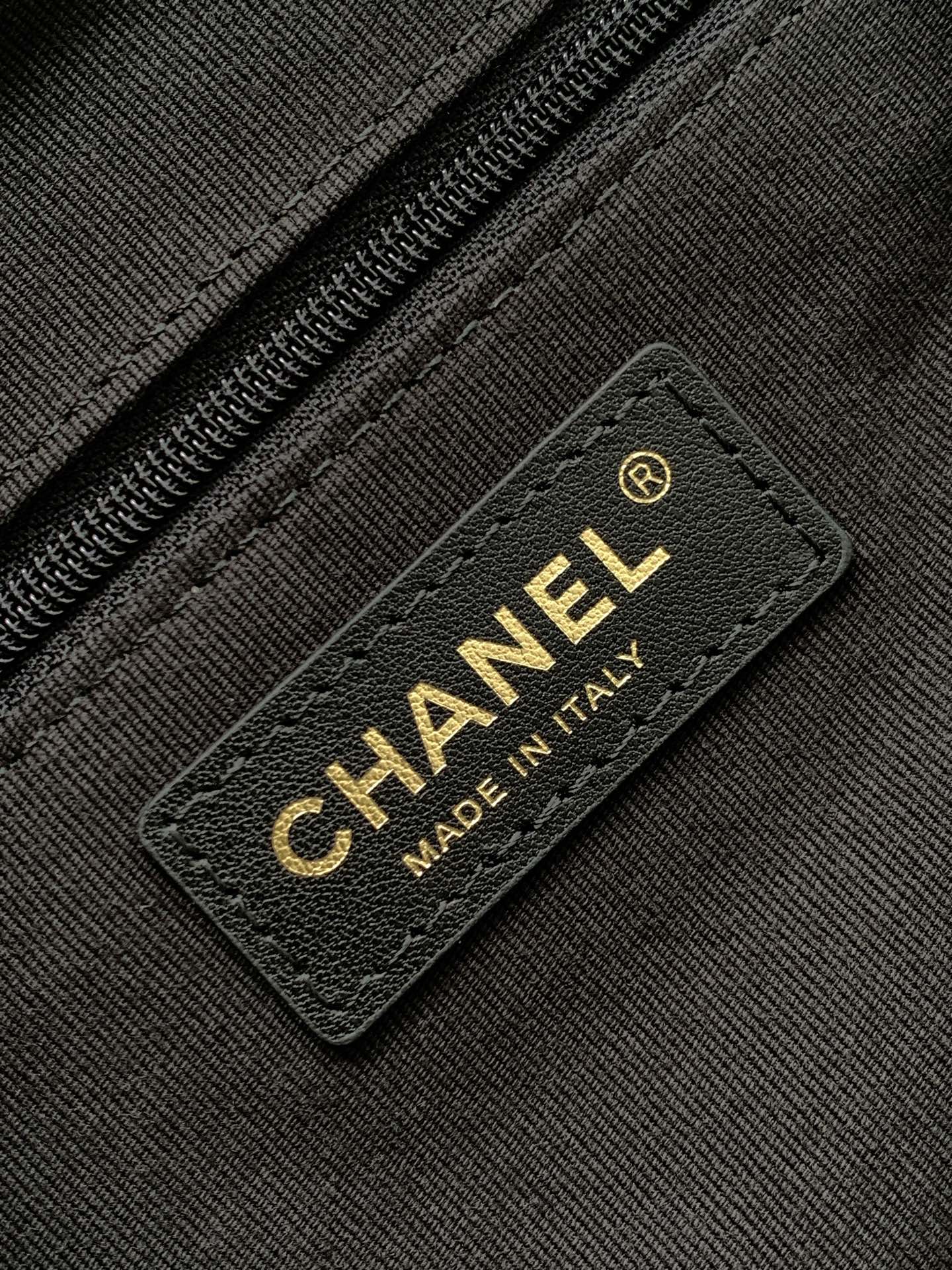 [TOP] CHANEL Suede Bag 36-24-12 cm - Grey and Black
