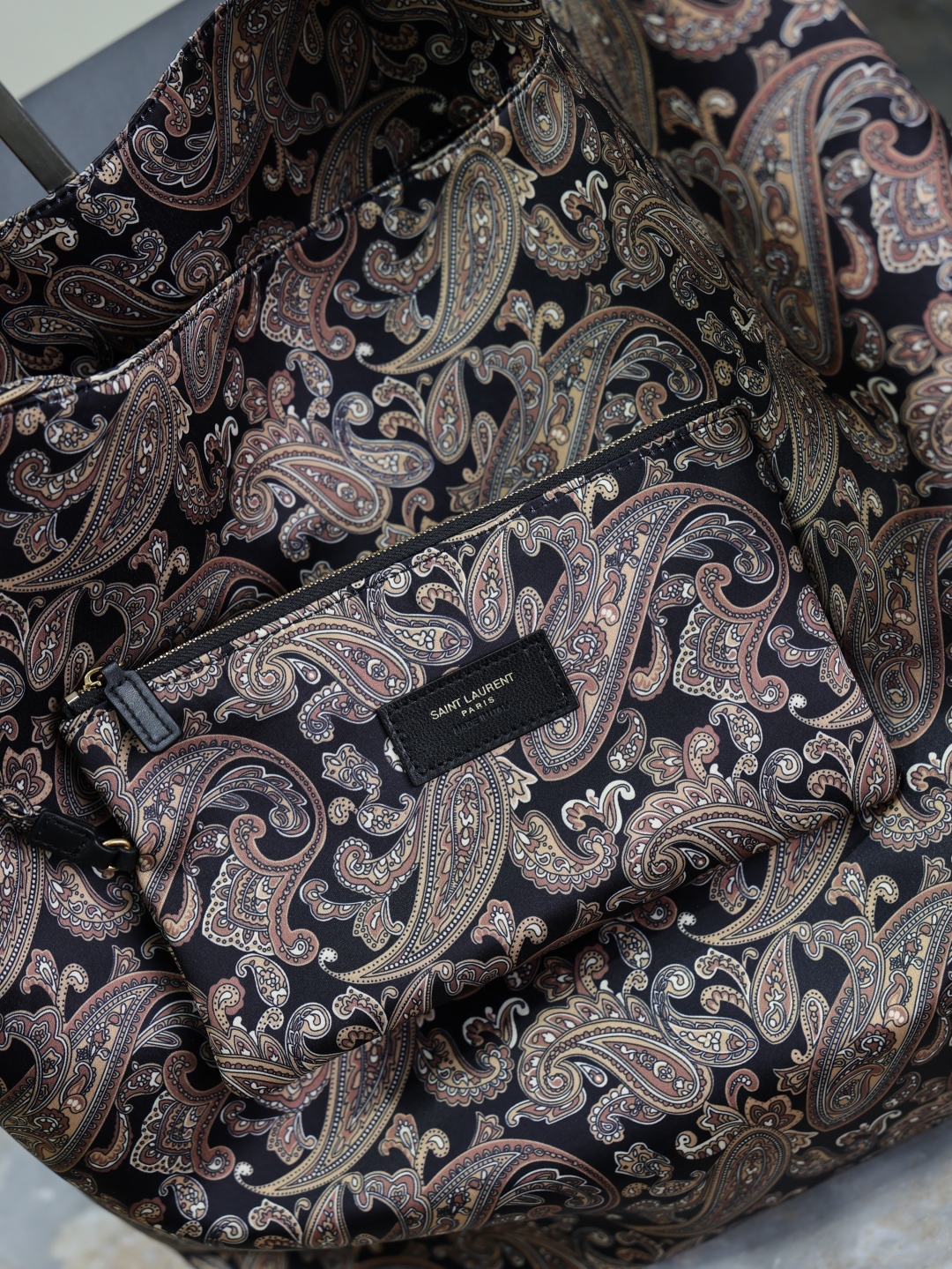 [TOP] Yves Saint Laurent YSL Jacquard Handbag 40×50×1cm - Jacquard Style