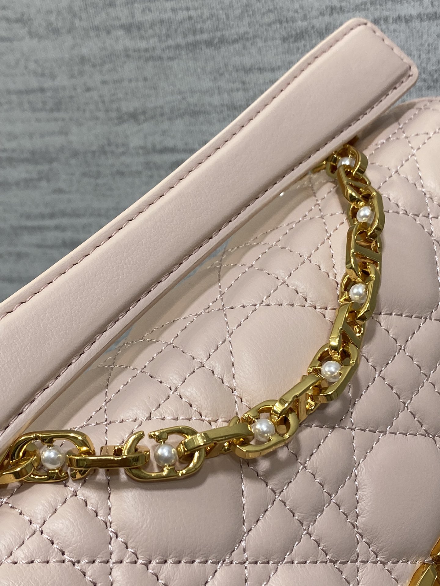 [TOP] Christian Dior Jolie Chain Bag 22x14x8cm - Pink & GHW