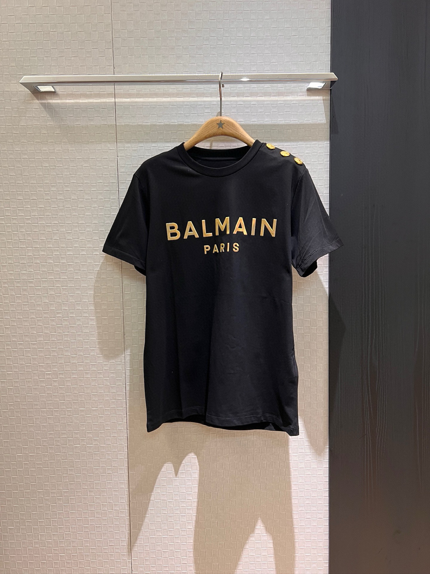 Only One [TOP] Balmain T-shirts - Black- No refund or exchange