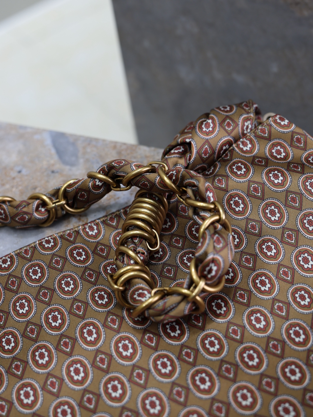 [TOP] Yves Saint Laurent YSL Jacquard Handbag 40×50×1cm - Jacquard Style