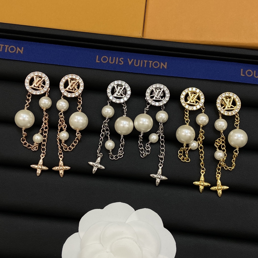 [TOP] Louis Vuitton LV Earrings - 3 Color