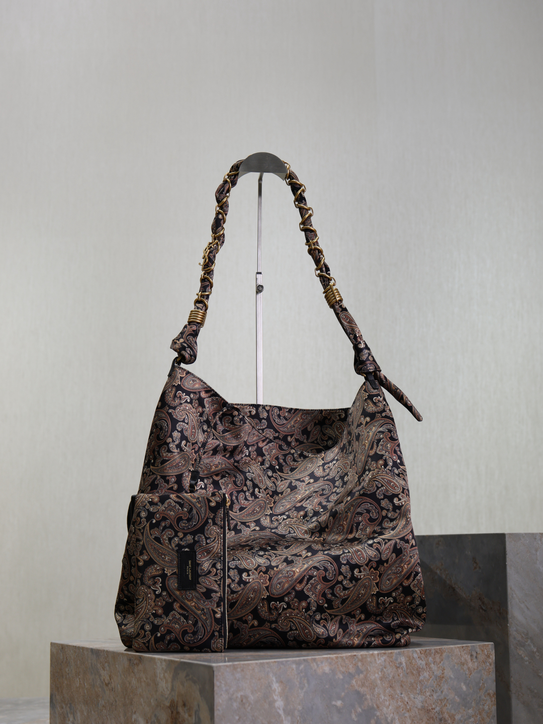 [TOP] Yves Saint Laurent YSL Jacquard Handbag 40×50×1cm - Jacquard Style