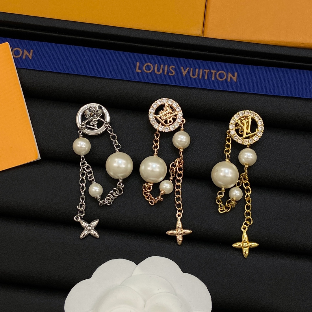 [TOP] Louis Vuitton LV Earrings - 3 Color