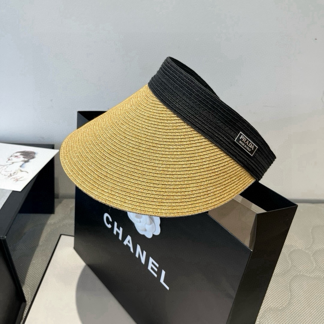 [TOP] PRADA Straw Sun Hat - 3 Colors