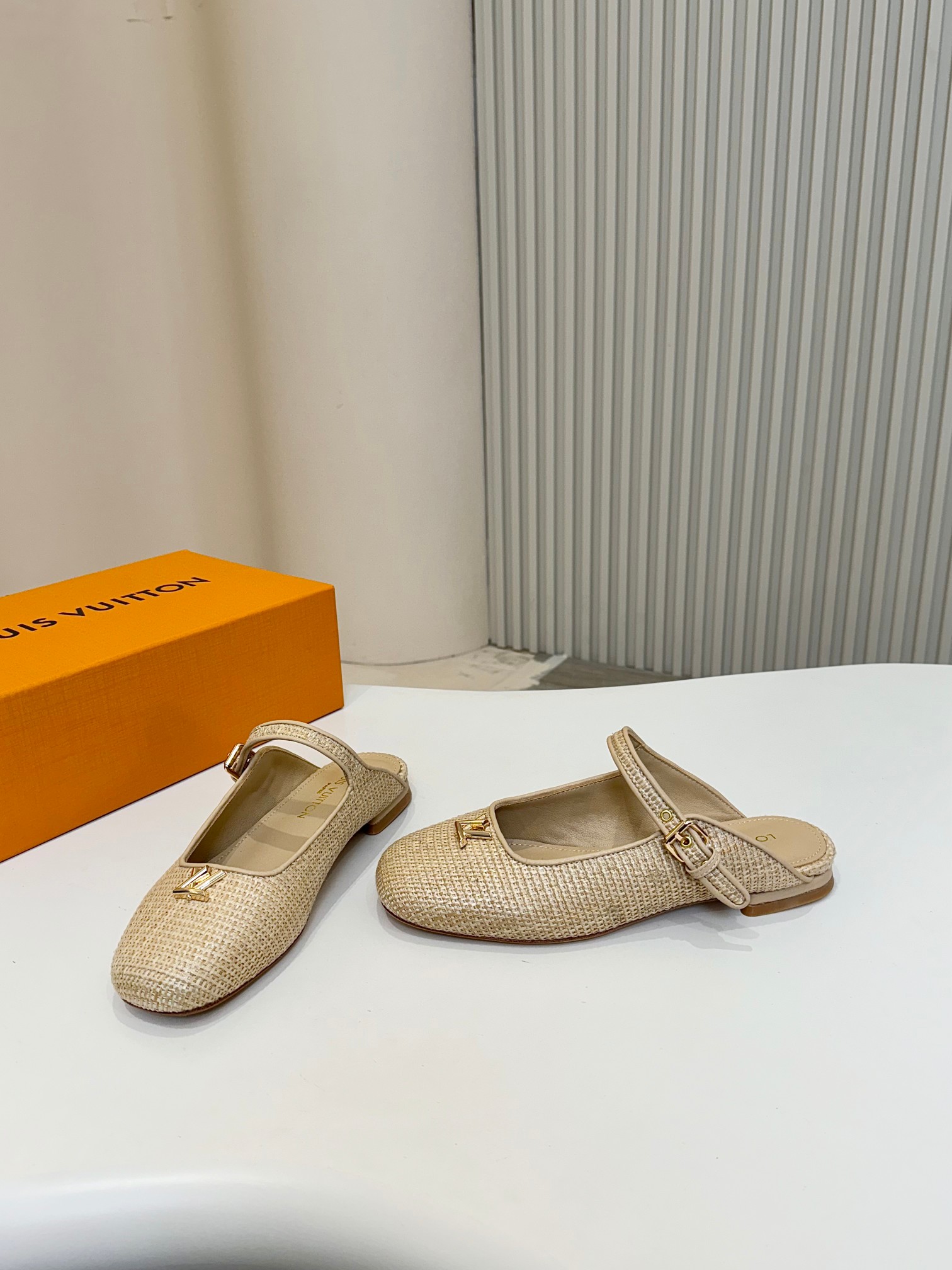 [TOP] Louis Vuitton LV Weaving Slippers - 2 Colour