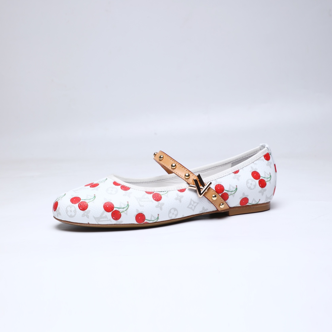 [TOP] Louis Vuitton LV Cherry Flats - 4 Colour