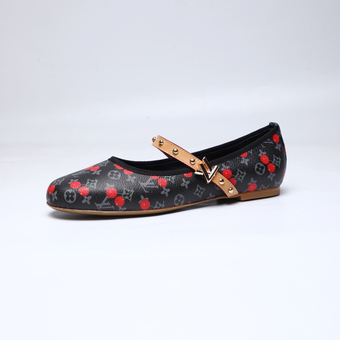 [TOP] Louis Vuitton LV Cherry Flats - 4 Colour