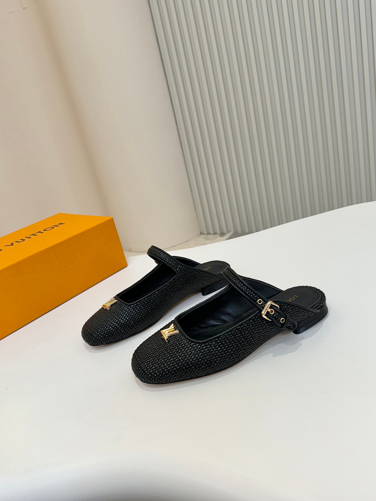 [TOP] Louis Vuitton LV Weaving Slippers - 2 Colour