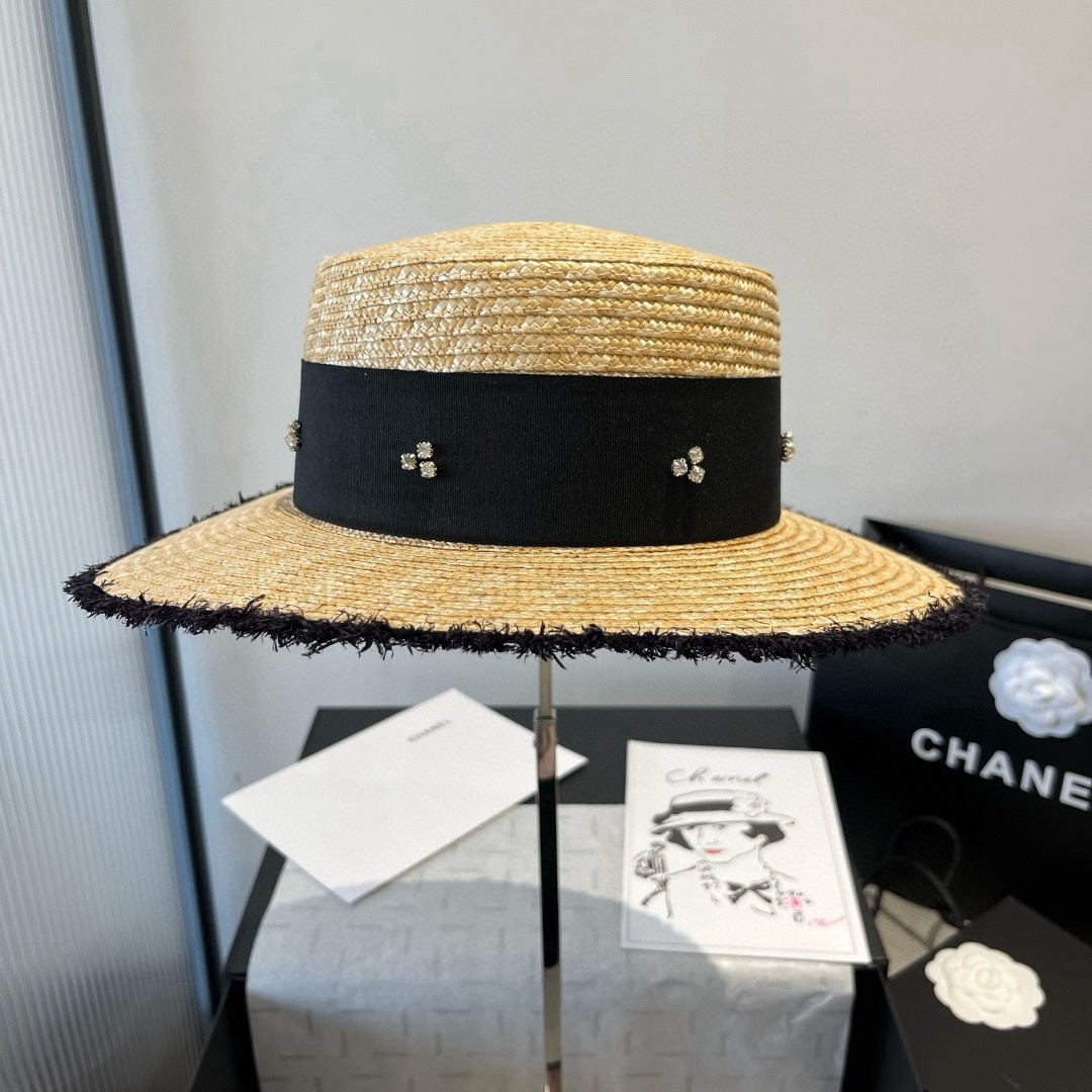 [TOP] Miu Miu Straw Hat - Beige