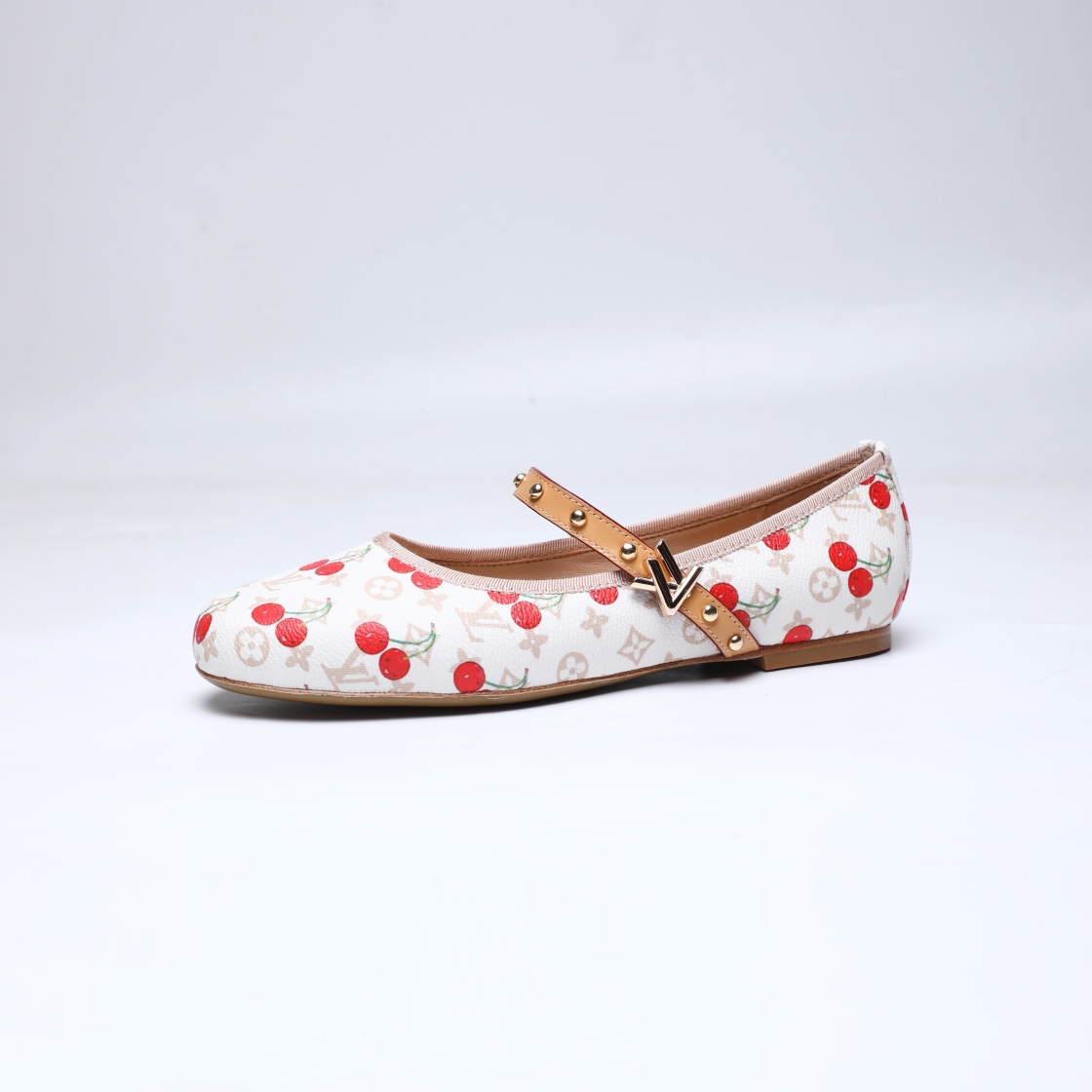 [TOP] Louis Vuitton LV Cherry Flats - 4 Colour