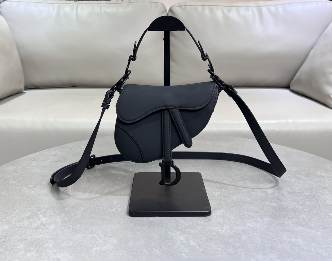 [TOP] Christian Dior Saddle Bag Leather 17x5x15cm - 16 Color