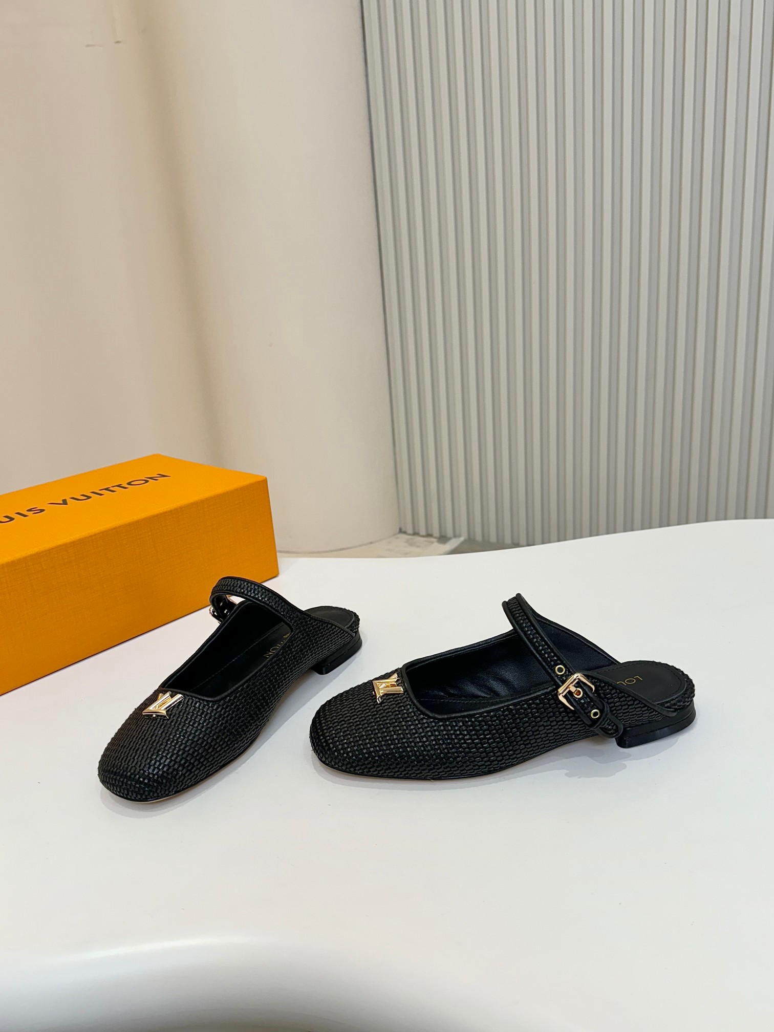 [TOP] Louis Vuitton LV Weaving Slippers - 2 Colour