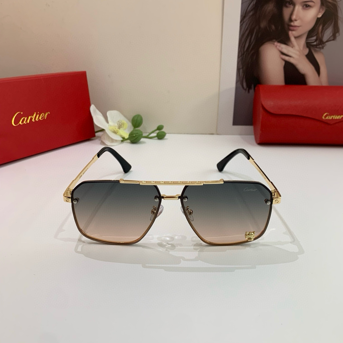 [TOP] Cartier Sunglasses - 3 Colors