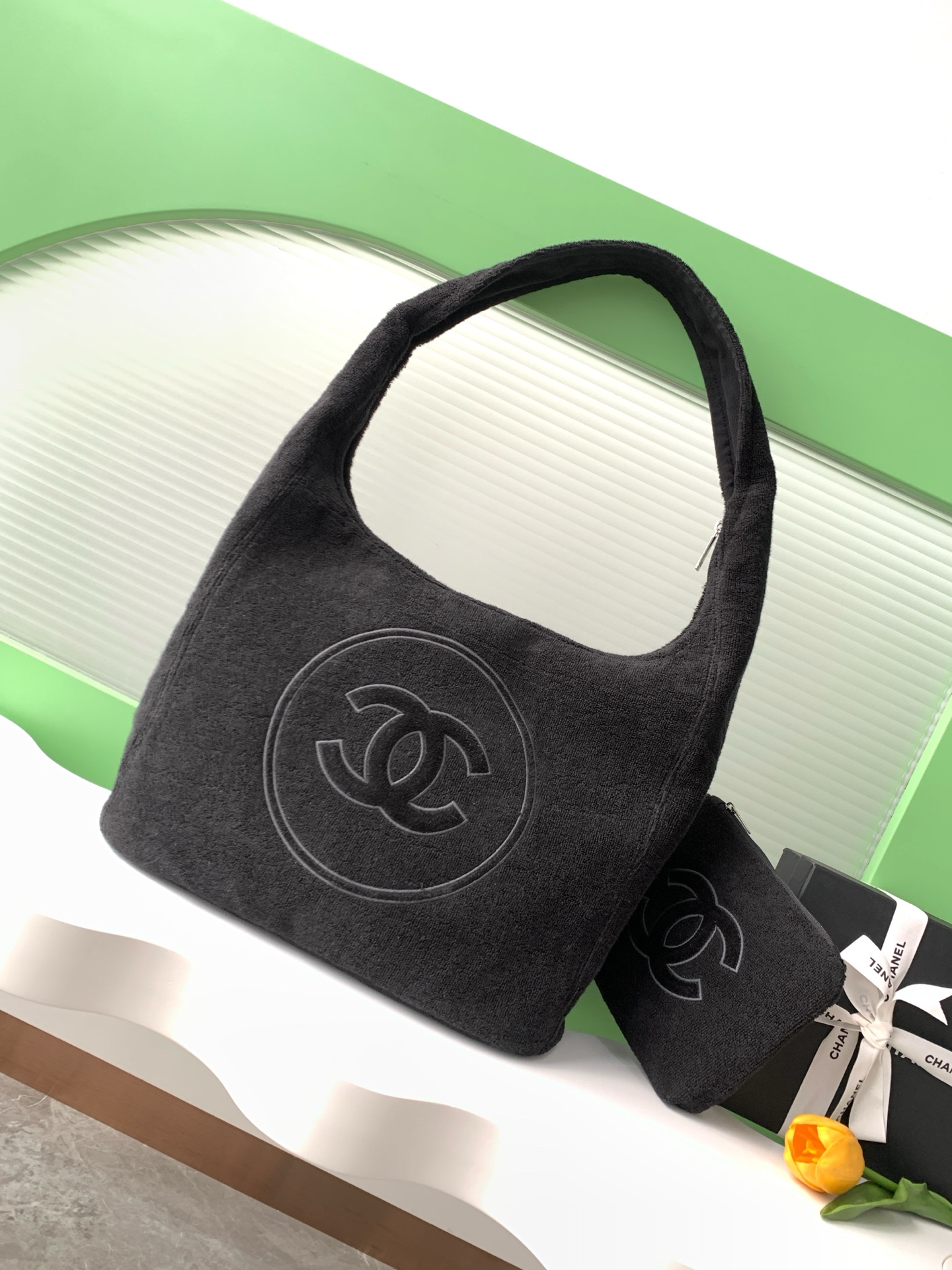 [TOP] CHANEL Coco Beach Bag 38-58-20 cm - 2 Colors